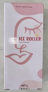 RoselynBoutique Ice Roller Facial Massager Pink Cooling Skincare Tool NEW